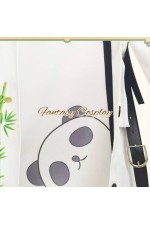 Identity V Doctor Emily Dyer Bamboo Guardian White Outfit Cosplay Costume